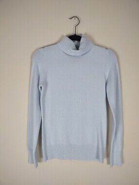 French Connection Soft Blue Turtleneck Sweater